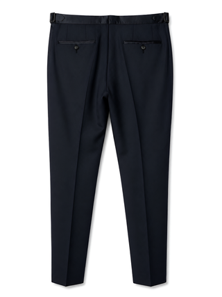 Tom Ford Navy Wool Tailored Trousers