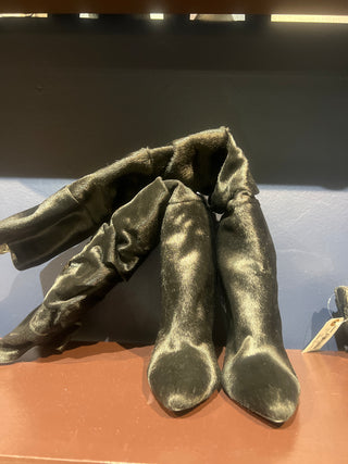 Tom Ford Fur Over-the-Knee High-Heel Boots