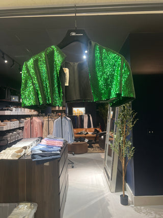 Tom Ford Sparkling Sequin Cropped Jacket