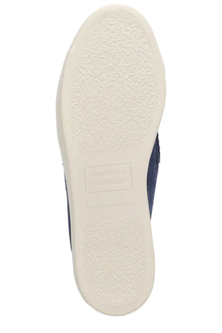 Brunello Cucinelli Suede Penny Loafers with Sneaker Sole Deep Blue