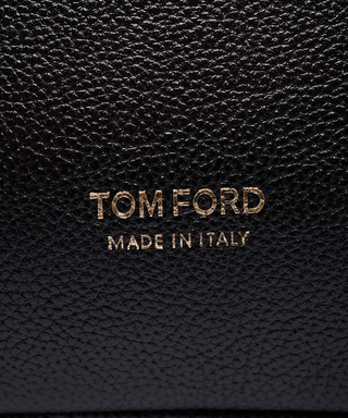 Tom Ford Grained Leather TF Hardware Shoulder Bag