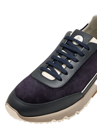 Brunello Cucinelli Suede Runners in Navy
