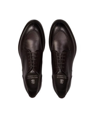 Brunello Cucinelli Mens Leather Loafers in Brown