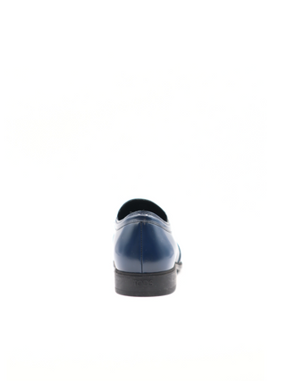 Tods Patent Leather Slip-On Loafers Baltic Blue