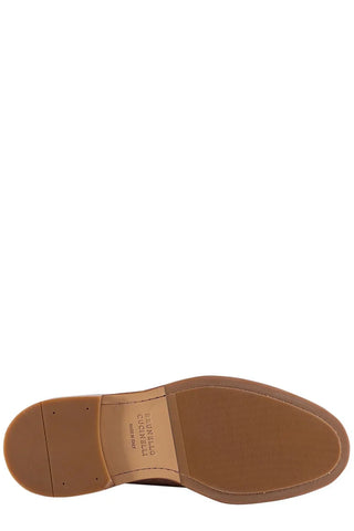 Brunello Cucinelli Tobacco Suede Lace-Up Brogue Derby Shoes