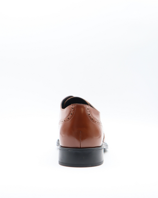 Tods Polished Leather Brogue Derby Lace-Up Shoes