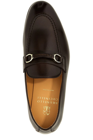 Brunello Cucinelli Mens Slip-on Loafers in Brown