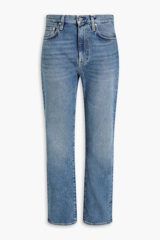TOTEME HIGH-RISE STRAIGHT-LEG JEANS - Size 27W-32L