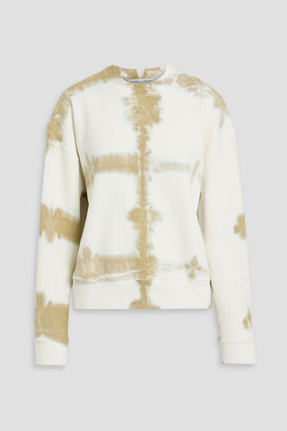 PROENZA SCHOULER BLAKE TIE-DYED FRENCH COTTON-TERRY SWEATSHIRT - Size XS