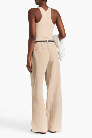VINCE LYOCELL-BLEND WIDE-LEG PANTS - Size 6