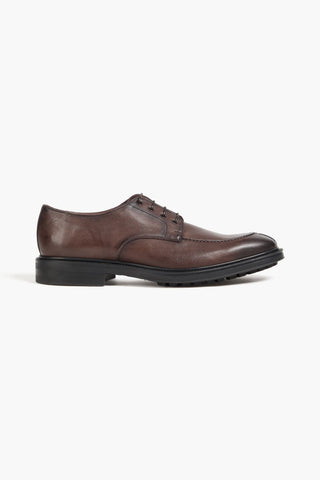 PAUL SMITH LARK BURNISHED LEATHER DERBY SHOES - Size 9