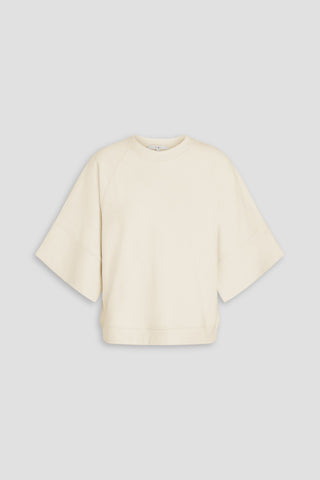 TIBI FRENCH COTTON-TERRY SWEATSHIRT - Size XXS