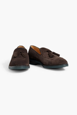 PAUL SMITH LAWRENCE TASSELED SUEDE LOAFERS - Size 8