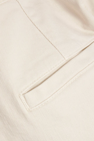 BRUNELLO CUCINELLI PLEATED HIGH-RISE STRAIGHT-LEG JEANS - Size 42
