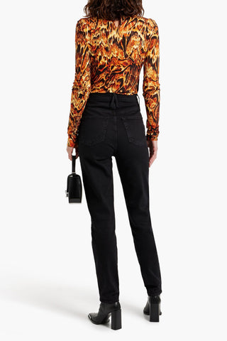 SLVRLAKE BEATNIK HIGH-RISE SLIM-LEG JEANS - Size 24