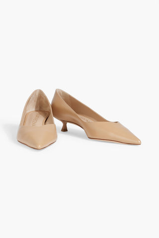 STUART WEITZMAN EVA 35 LEATHER PUMPS - Size 10