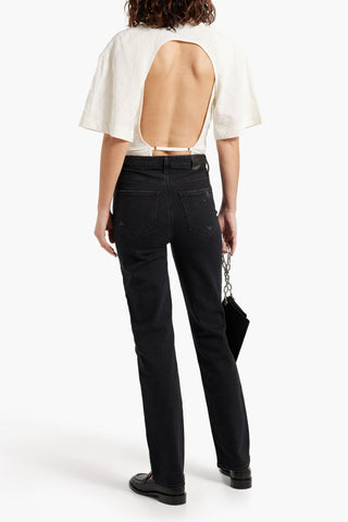 PAIGE STELLA HIGH-RISE SLIM-LEG JEANS - Size 32