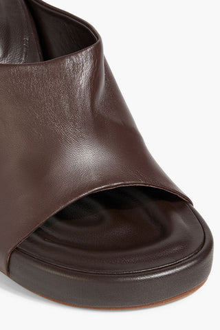 JACQUEMUS NUVOLA LEATHER MULES - Size 39