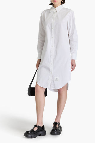THOM BROWNE COTTON-POPLIN SHIRT DRESS - Size 42