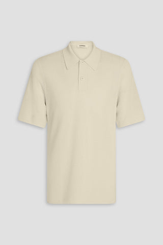 SANDRO OPEN-KNIT POLO SHIRT - Size XL