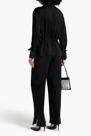 VICTORIA BECKHAM SATIN-CREPE JUMPSUIT - Size 8