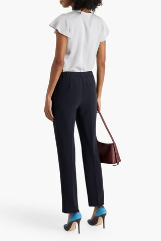 THEORY TREECA CREPE SLIM-LEG PANTS - Size 0