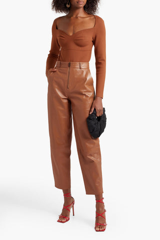 ZEYNEP ARCAY STRETCH-KNIT BODYSUIT - Size 6