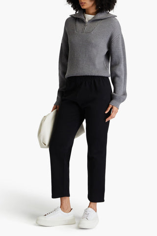 ANOTHER TOMORROW FRENCH COTTON AND LYOCELL-BLEND TERRY TRACK PANTS - Size XS