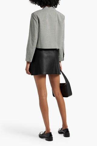 THEORY LEATHER MINI SKIRT - Size 8