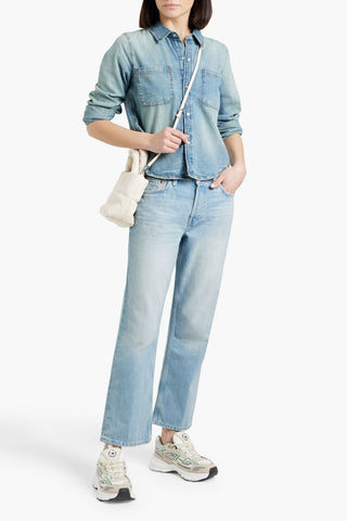 RE/DONE EASY HIGH-RISE STRAIGHT-LEG JEANS - Size 27