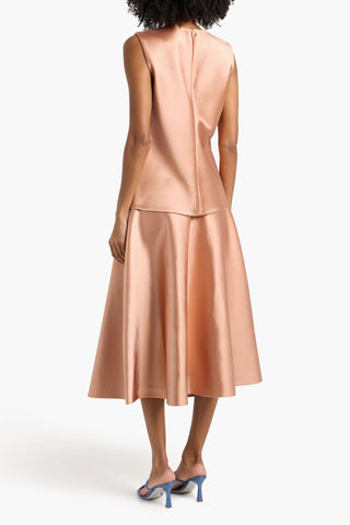 CAROLINA HERRERA SATIN TOP - Size 2
