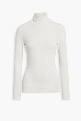 IRIS & INK HAZEL STRETCH-LYOCELL JERSEY TURTLENECK TOP - Size 6