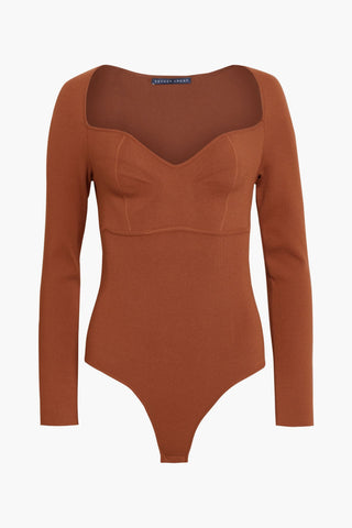 ZEYNEP ARCAY STRETCH-KNIT BODYSUIT - Size 6