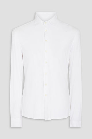 FRESCOBOL CARIOCA COTTON AND LINEN-BLEND JERSEY SHIRT - Size L
