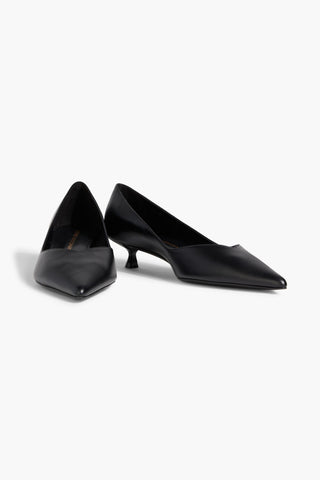 STUART WEITZMAN EVA 35 LEATHER PUMPS - Size 7