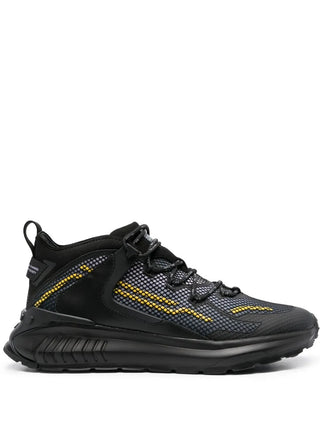 Tods Mesh Panelled Yellow-Accented Technical Sneaker-Boots