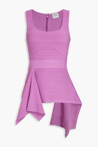HERVÉ LÉGER BANDAGE PEPLUM TOP - Size M