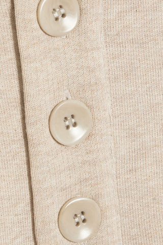 ULLA JOHNSON BLAKE FRENCH COTTON-BLEND TERRY TOP - Size M