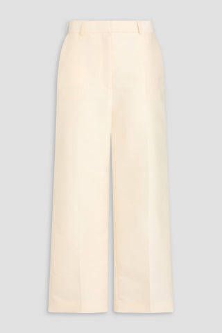 TOTEME CROPPED CREPE STRAIGHT-LEG PANTS - Size 38