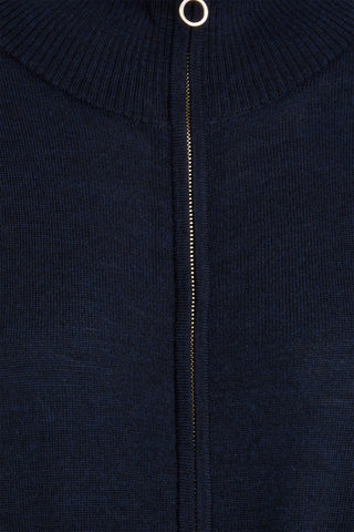 WE NORWEGIANS GELIO BELTED MERINO WOOL-BLEND JUMPSUIT - Size L