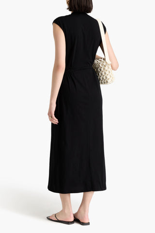 A.EMERY LEIGH COTTON-JERSEY MIDI WRAP DRESS - Size M