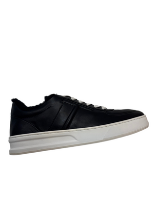 Tods Leather Low-Top Sneakers with Contrast Sole