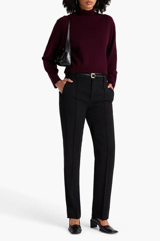 VINCE CREPE STRAIGHT-LEG PANTS - Size 8