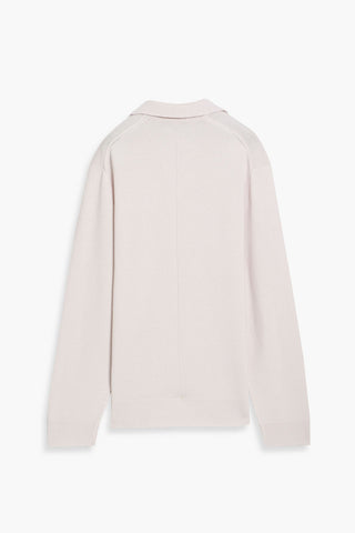 RAG & BONE DOMINIC WOOL AND CASHMERE-BLEND POLO SWEATER - Size M