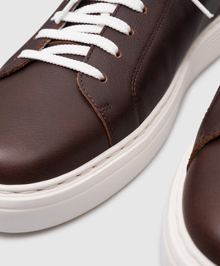 Brunello Cucinelli Brunello Cucinelli Leather Low-Top Sneakers with Contrast Sole