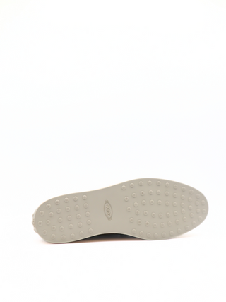 Tods Light Brown Leather Espadrille Loafers