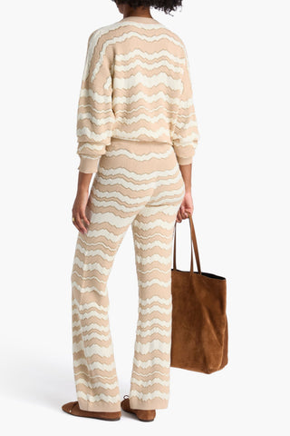 MISSONI CROCHET-KNIT FLARED PANTS - Size S
