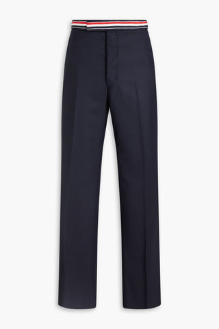 THOM BROWNE WOOL-TWILL PANTS - Size 2