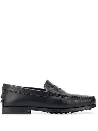 Tods Tod's Smooth Leather Penny Loafers with Gommino Sole