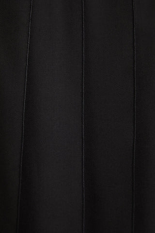 VICTORIA BECKHAM TWO-TONE PLEATED SILK SKIRT - Size 14